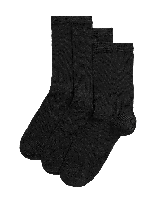 3pk Thermal Heatgen™ Seamless Toes Ankle High Socks