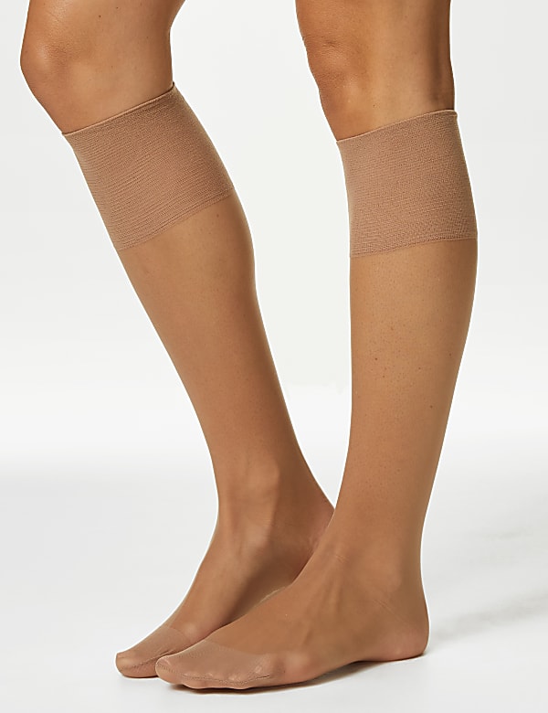 5pk 10 Denier Ladder Resist Matt Knee Highs - JO