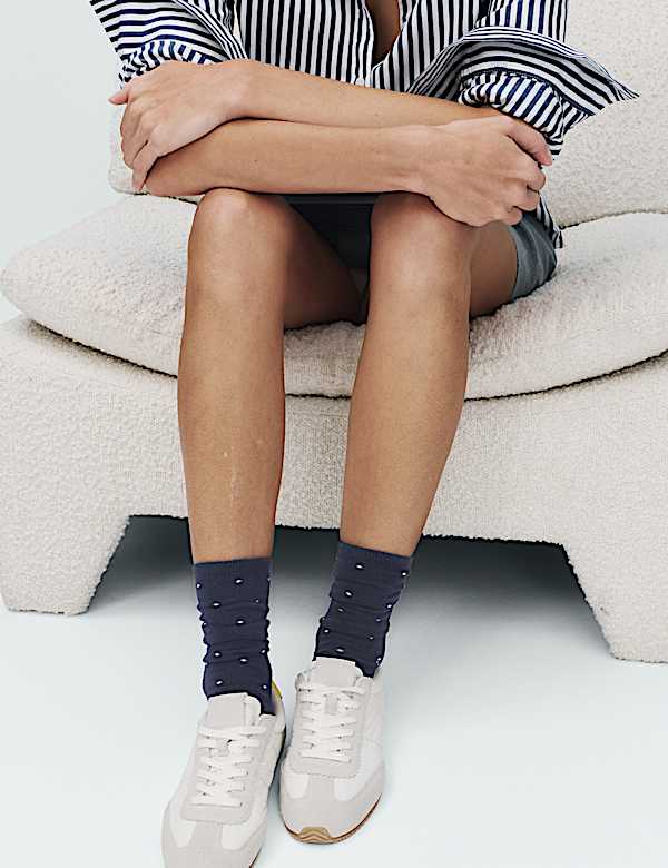 3 Pack Supersoft Spot Crew Socks - NZ