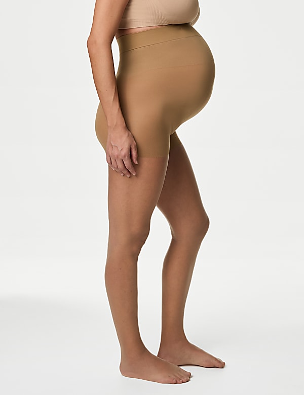 5 Denier Bare Invisible Maternity Tights ROSE QUARTZ Tights M S IL
