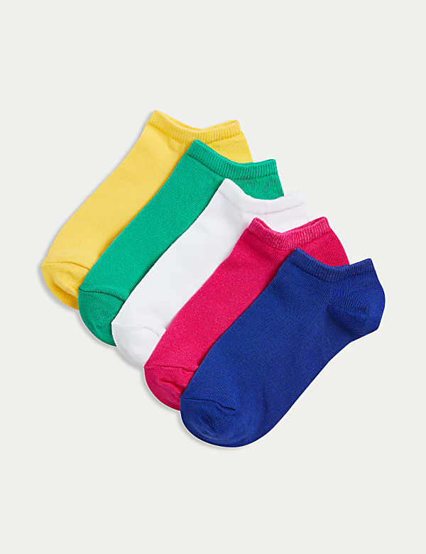 5pk Cotton Rich Trainer Liner Socks™
