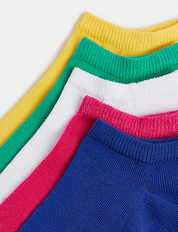 5pk Cotton Rich Trainer Liner Socks™