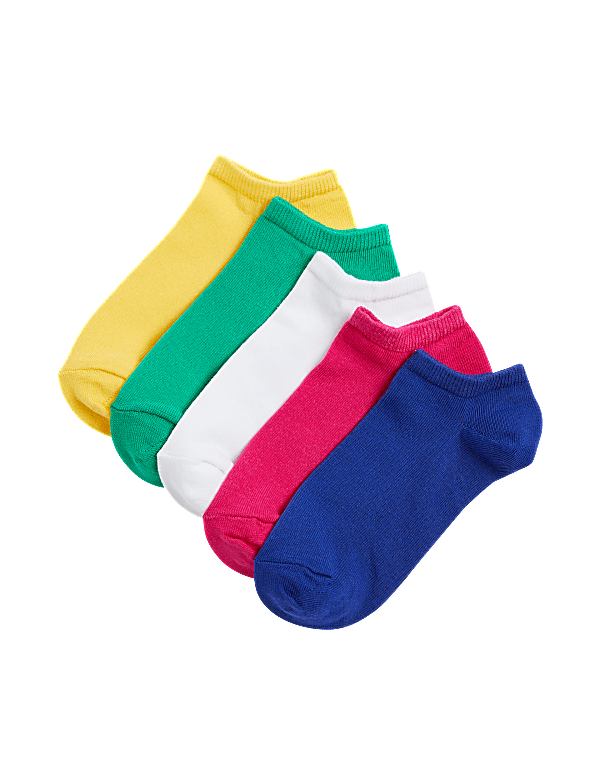 5pk Cotton Rich Trainer Liner Socks™