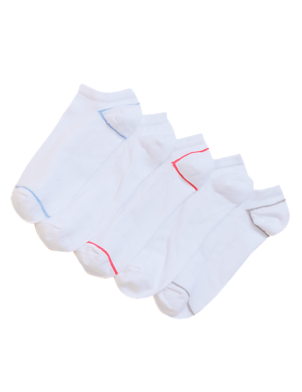 5pk Cotton Rich Trainer Liner Socks™