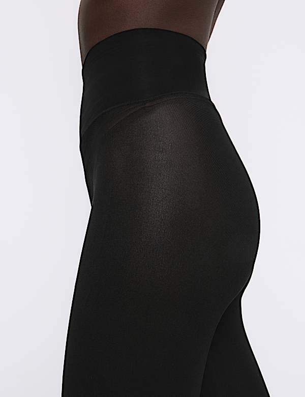 60 Denier Soft Luxe Seamless Opaque Tights - JE