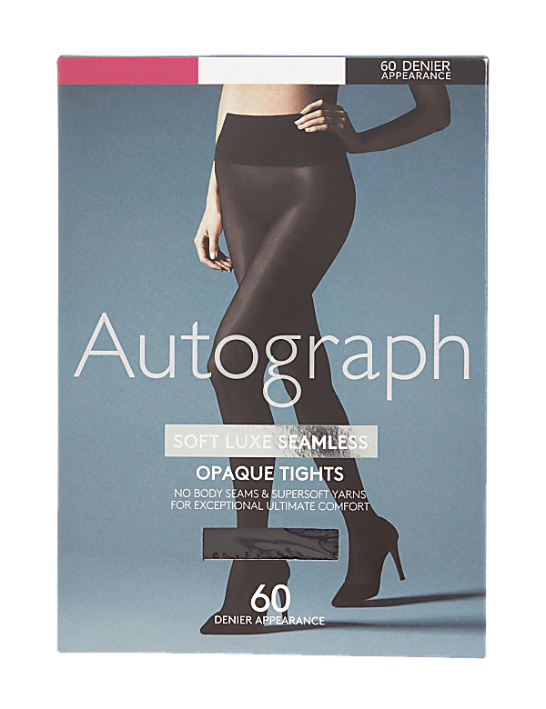 60 Denier Soft Luxe Seamless Opaque Tights