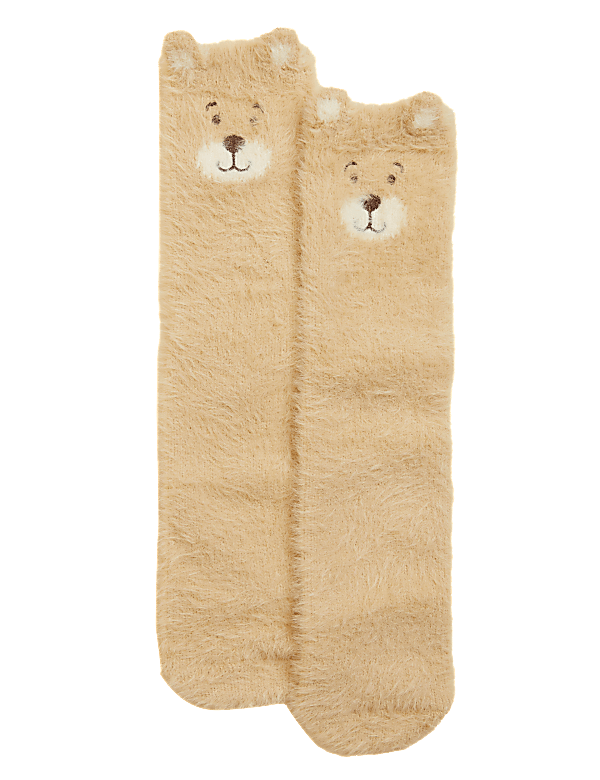 Spencer Bear Bed Socks