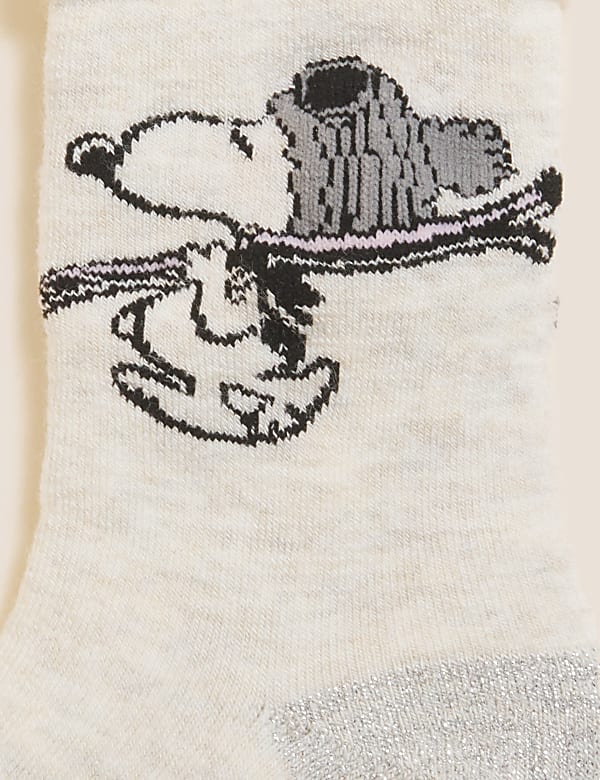 2pk Snoopy™ Cosy Ankle High Socks