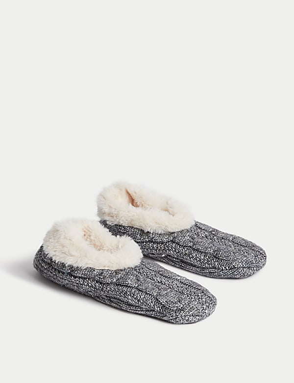 Marks and spencer womens slipper socks deals