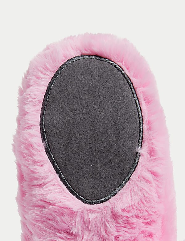 Faux Fur Percy Pig&trade; Slipper Boots - JP