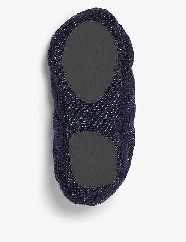 Knitted Fleece Booties