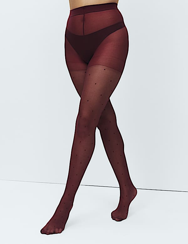 Sheer Spot Tights - KG