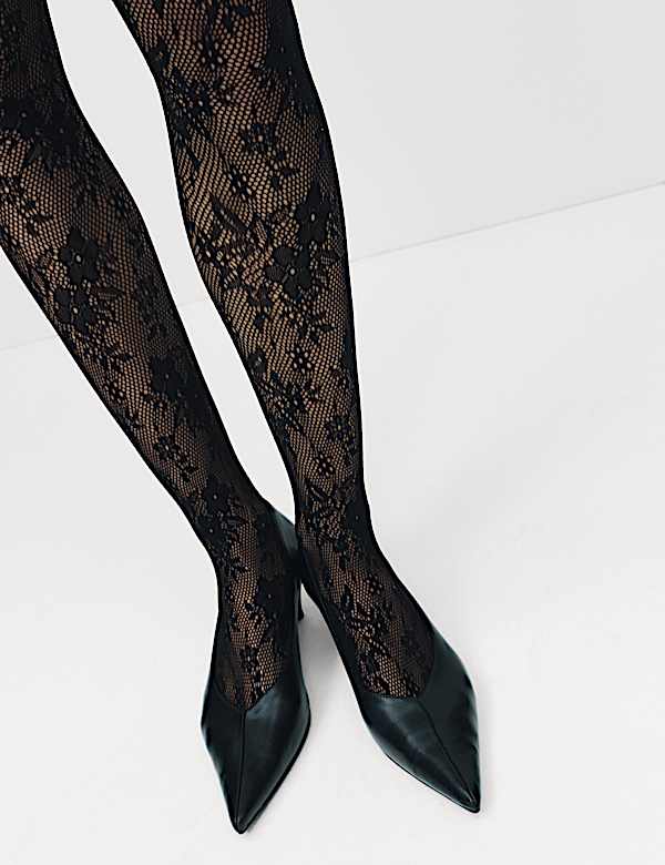 Fishnet Lace Tights - JP