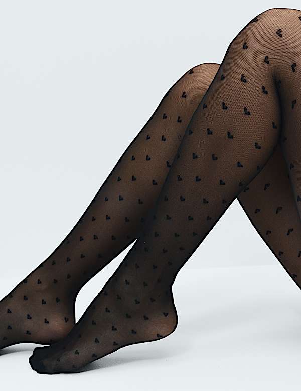 Sheer Heart Tights - BG