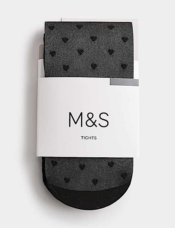 Sheer Heart Tights - BG