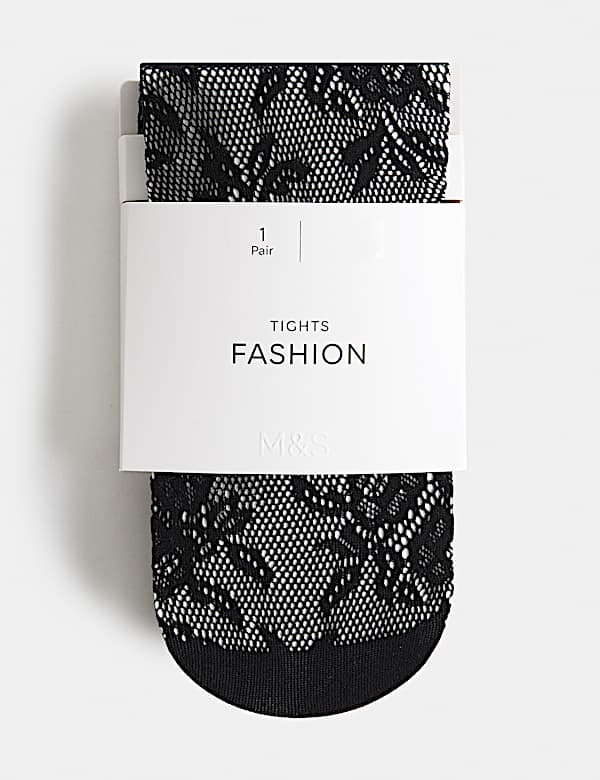 Fishnet Lace Tights - GR