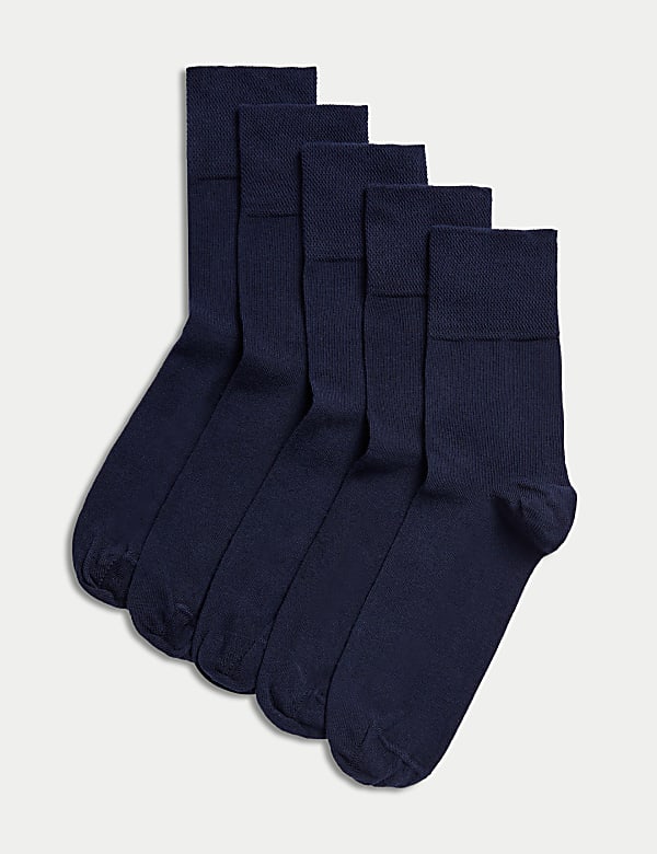 5er-Pack knöchelhohe Socken mit hohem Baumwollanteil - AT