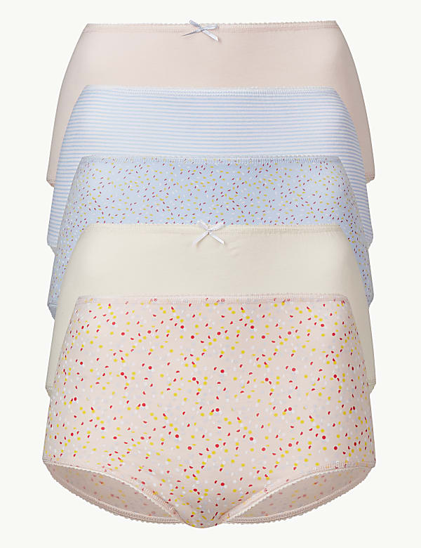 5 Pack Cotton Rich Full Briefs