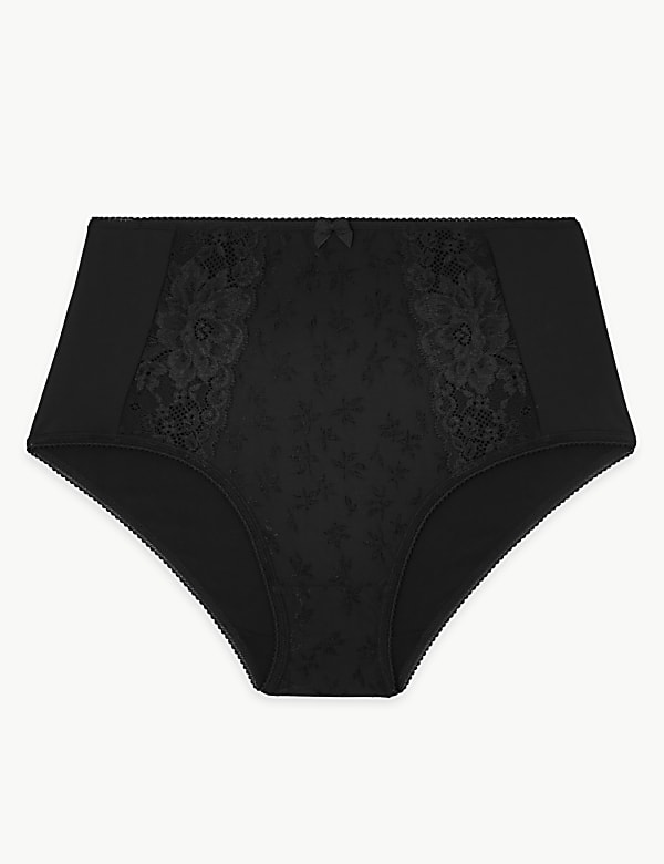 Jacquard & Lace Full Briefs