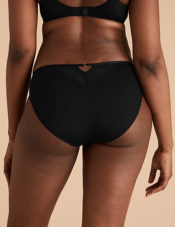 Embrace Embroidered High Leg Knicker