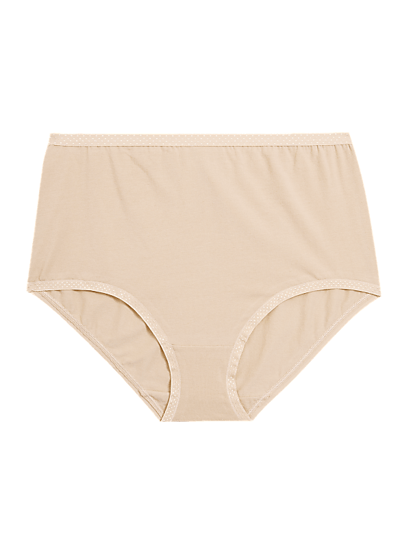 Cotton Rich Jacquard Spot Full Briefs