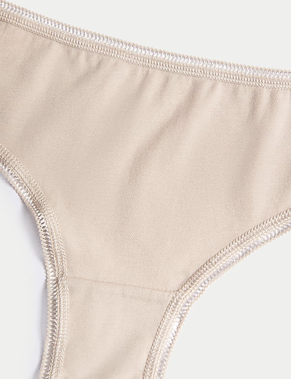 Pack of 5 Cotton Mix Plain Knickers