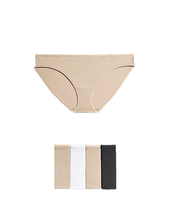 Pack of 5 Cotton Mix Slim Fit Knickers