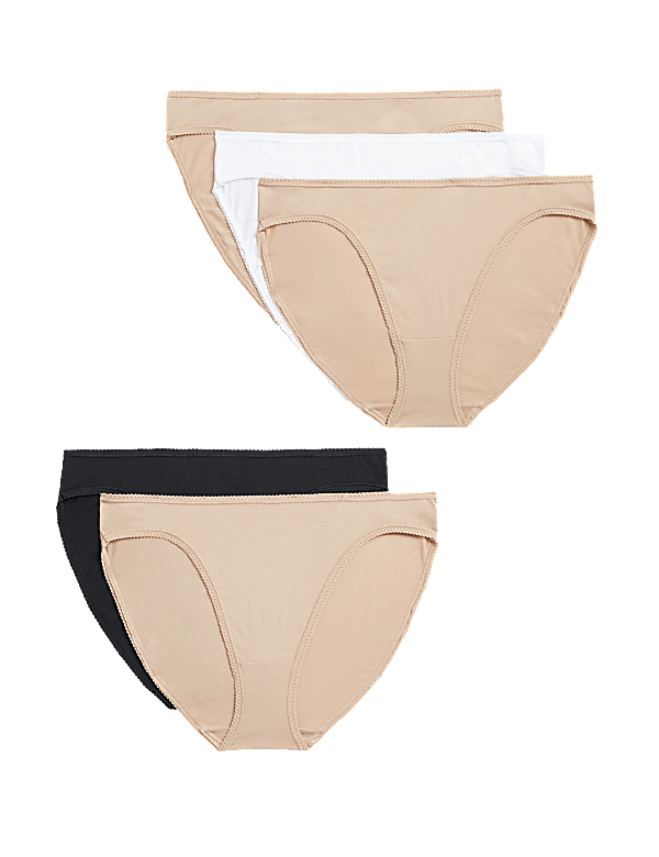 5 Pack Cotton Mix Knickers
