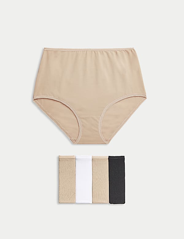 Pack of 5 Cotton Mix Slim Fit Knickers