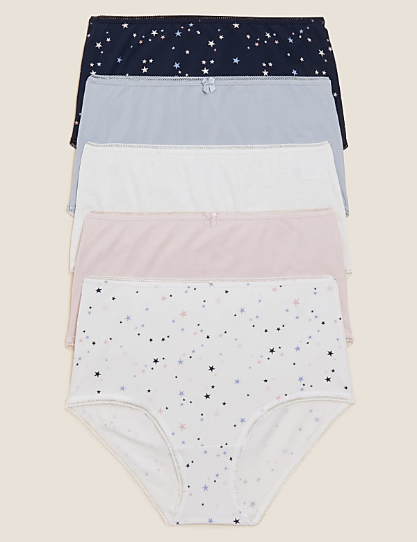 5 Pack Cotton Mix Skinny Fit Knicker