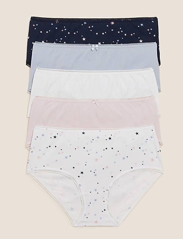 5 Pack Cotton Mix Skinny Fit Briefs