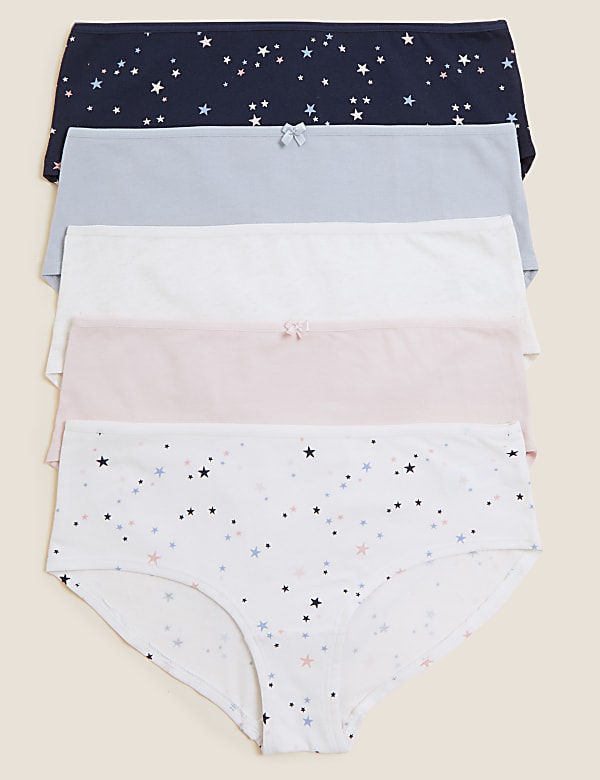 5 Pack Cotton Mix Skinny Fit Knicker