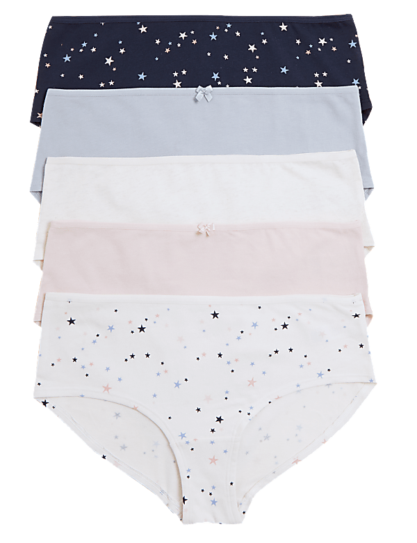 5 Pack Cotton Mix Skinny Fit Knicker