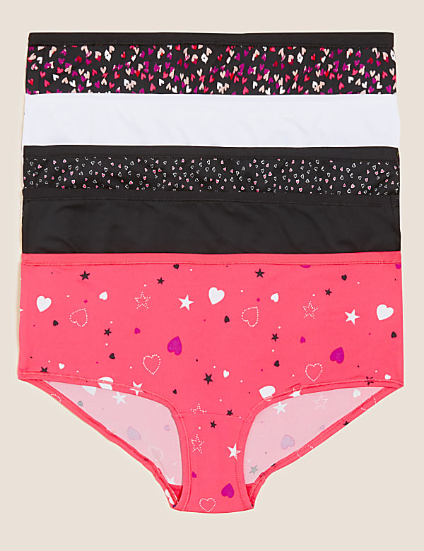 HEART NO VPL 5PK SHORT
