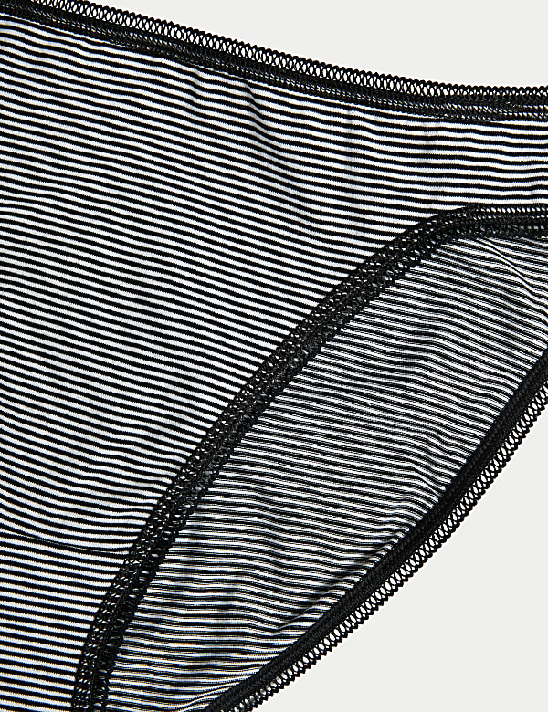 Low Rise Striped Shorts