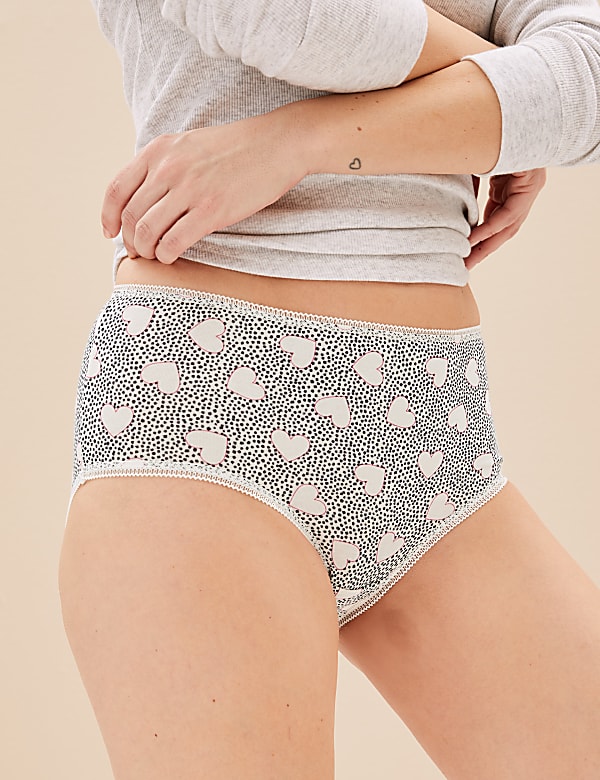 Pack 5 Cotton Mix Knickers