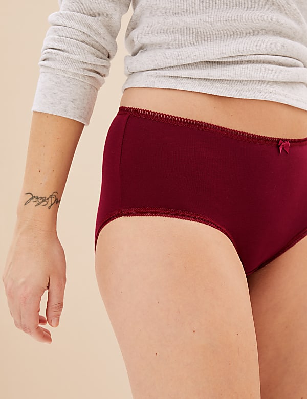 Pack 5 Cotton Mix Knickers