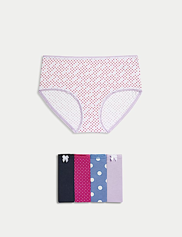 Pack 5 Cotton Mix Knickers