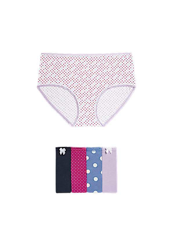 Pack 5 Cotton Mix Knickers