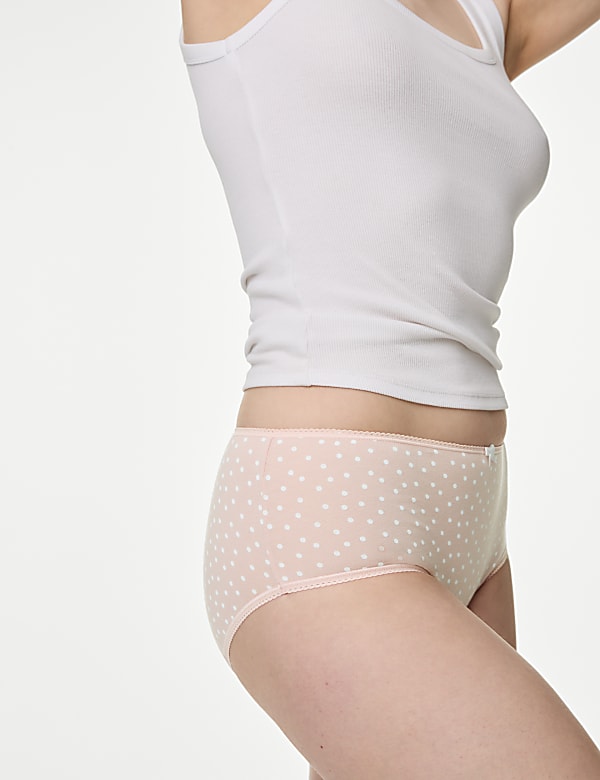 Pack 5 Cotton Mix Knickers