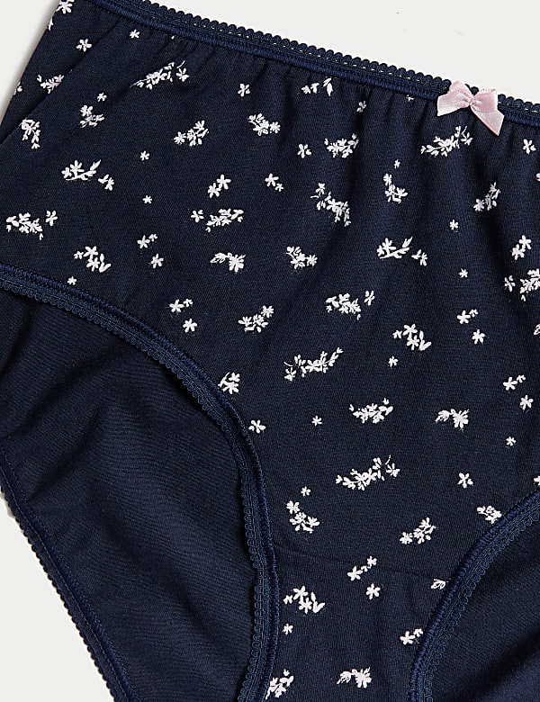 Pack 5 Cotton Mix Knickers