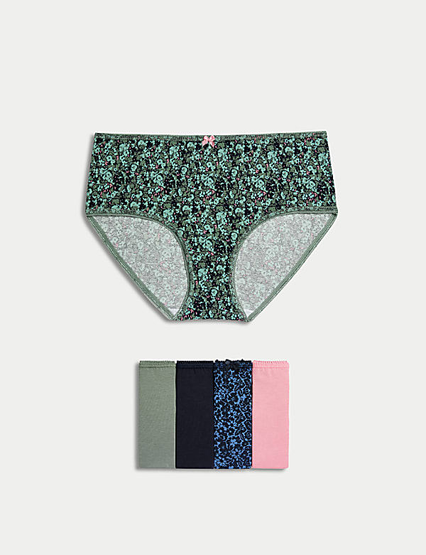 Pack 5 Cotton Mix Knickers