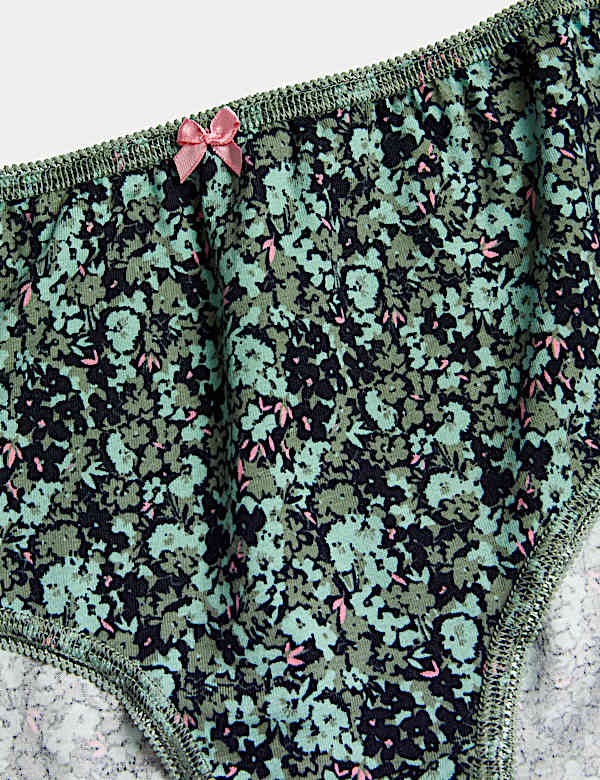 Pack 5 Cotton Mix Knickers