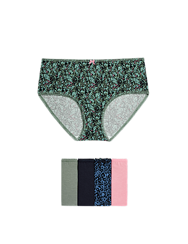 Pack 5 Cotton Mix Knickers