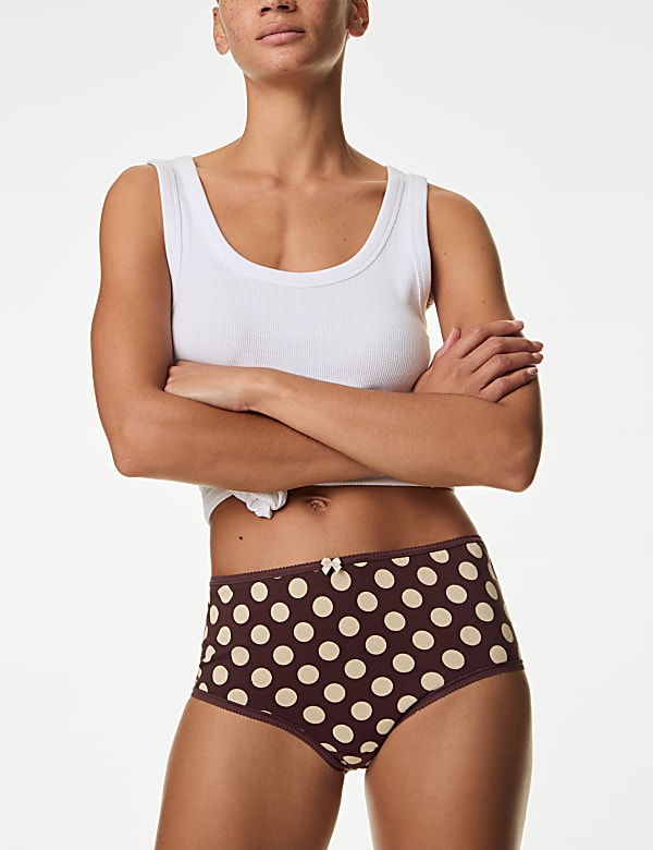 Pack 5 Cotton Mix Knickers