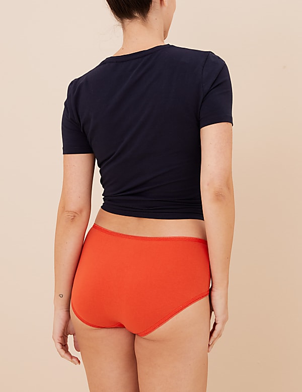5pk Cotton Rich Lycra&reg; High Rise Knickers - PL