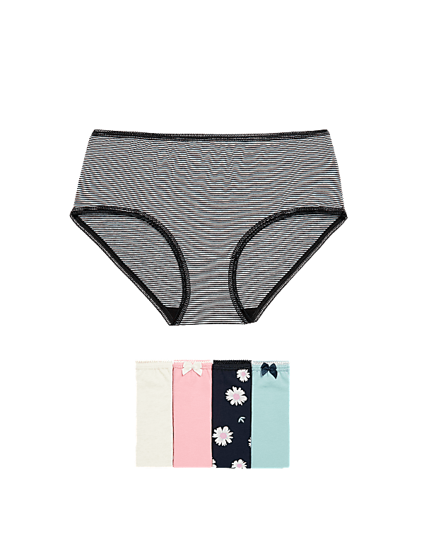 Pack 5 Cotton Mix Knickers