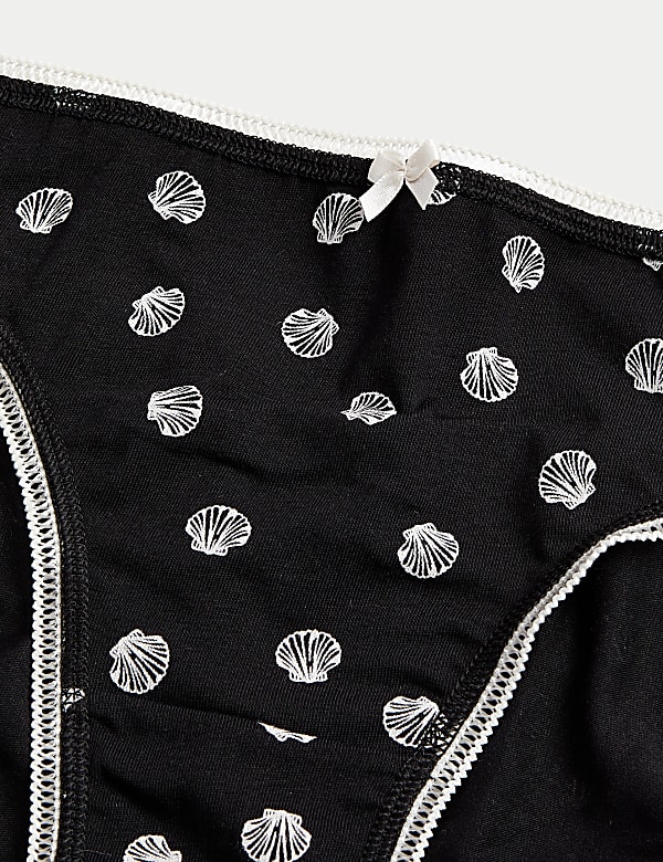 Pack 5 Cotton Mix Knickers