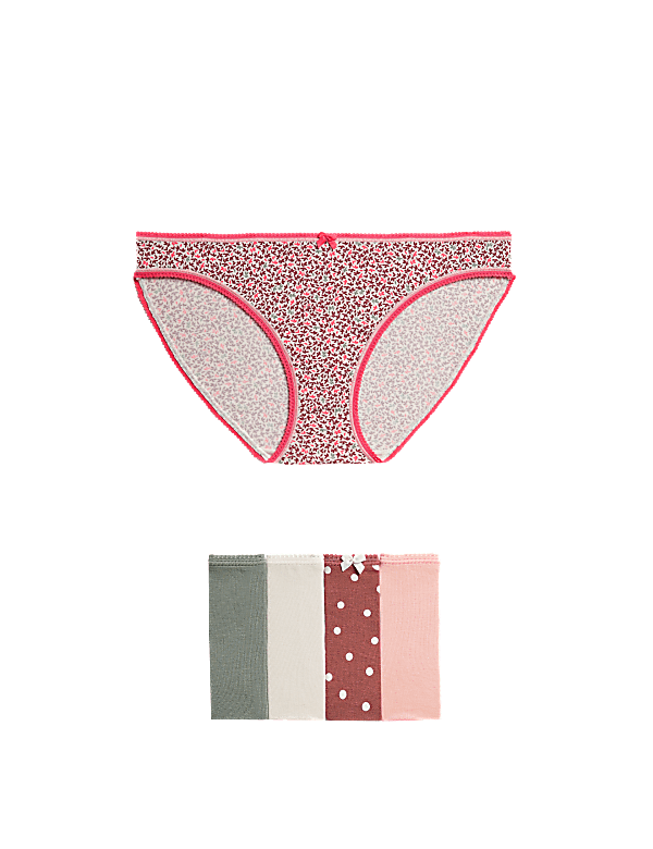 Pack 5 Cotton Mix Knickers