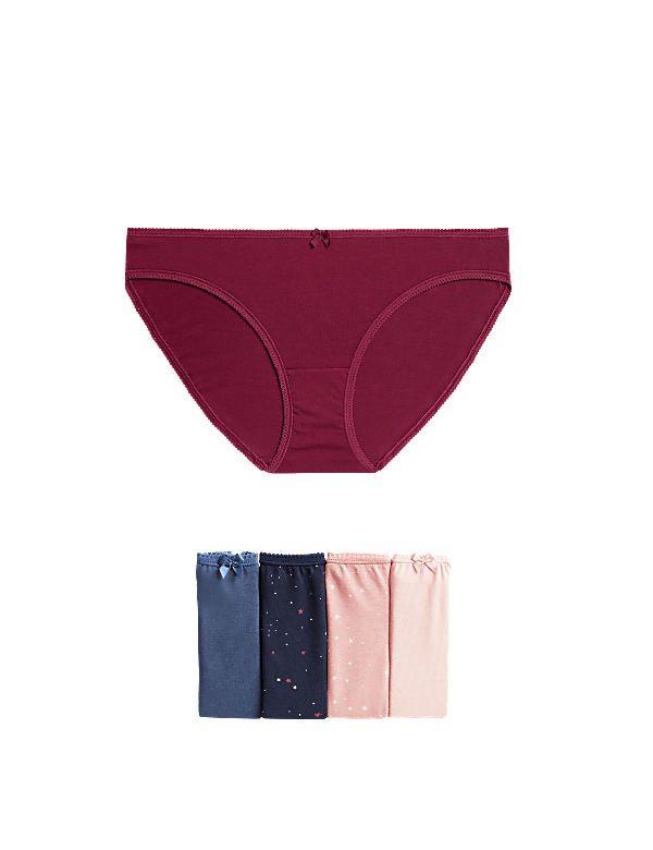 Pack 5 Cotton Mix Knickers